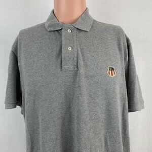 Vintage Ralph Lauren Jeans Polo Shirt Mens Size XL Grey Embroidered